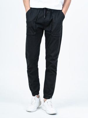Quần Jogger Túi Đắp J003 Màu Đen